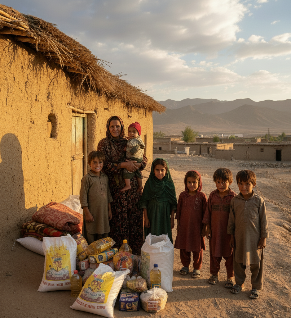 کمک به خانوادههایی که سرپرست خود را از دست دادهاند.
