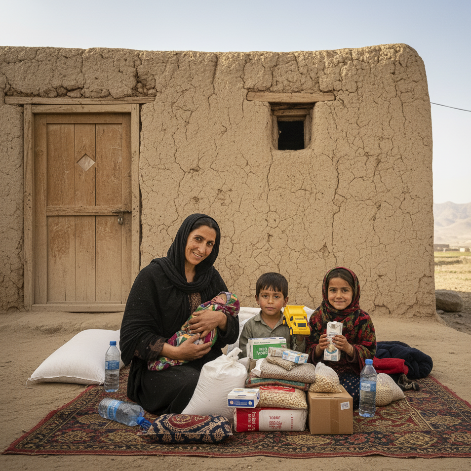 با این مبلغ، یک خانواده امروز نان و آرد میگیرد.