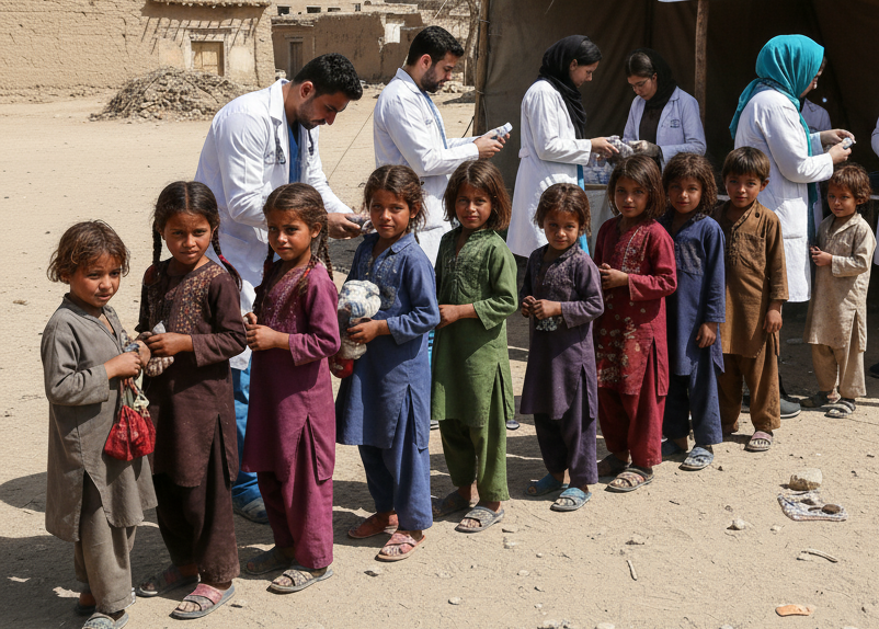 دوا و درمان برای بیماران نیازمند.